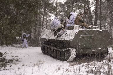 CSG är en stor leverantör av utrustning till Ukrainas armé. Arkivbild.