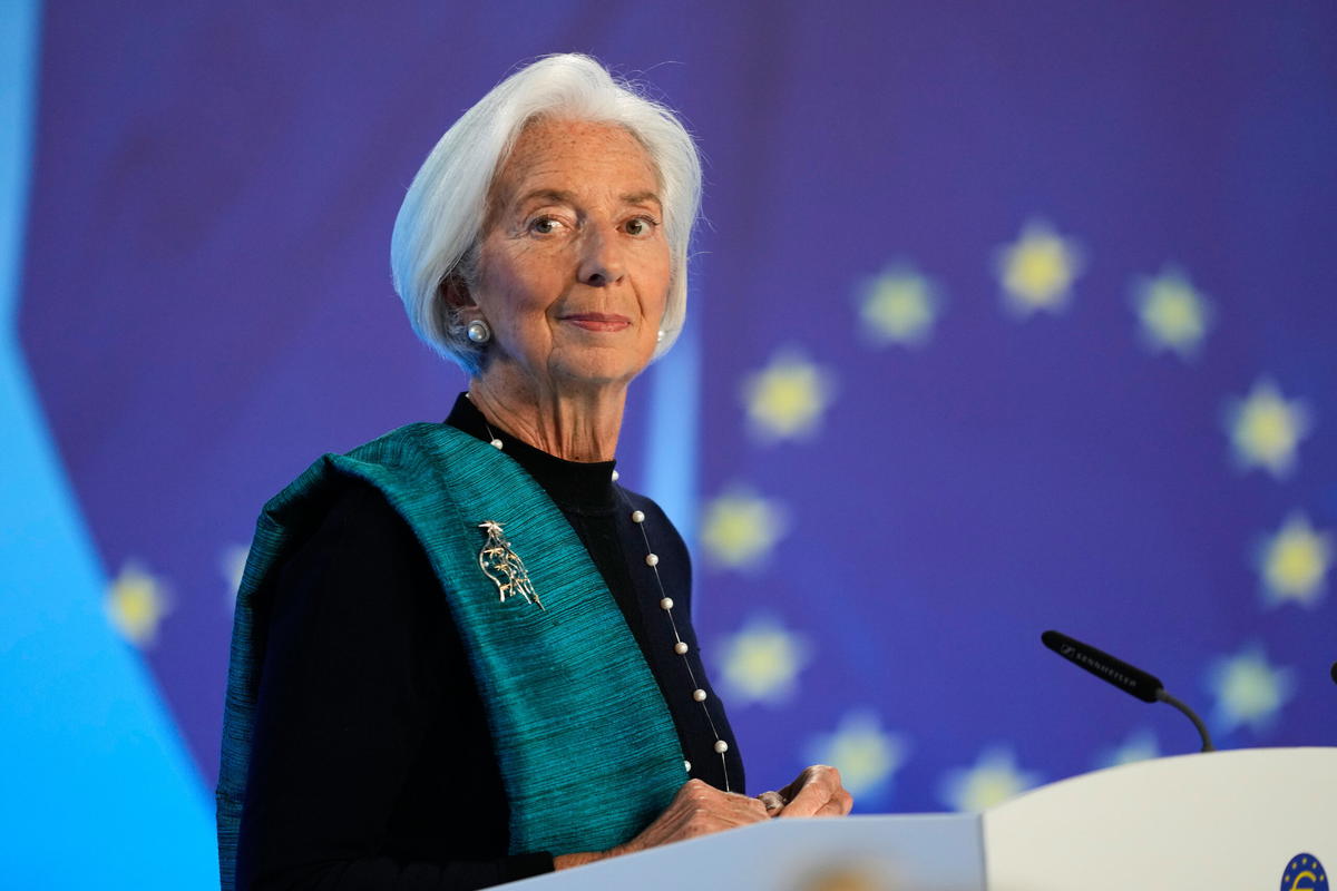 ECB-chefen Christine Lagarde. Arkivbild. 