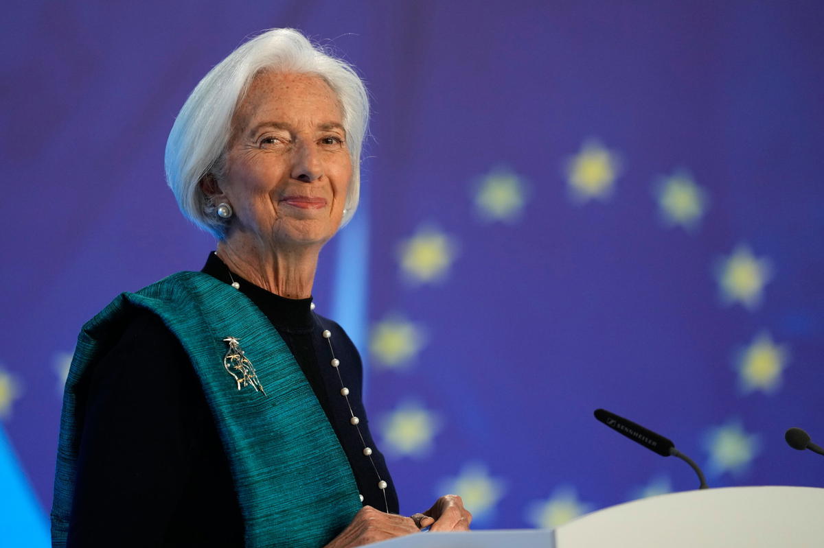 ECB-chefen Christine Lagarde. Arkivbild.