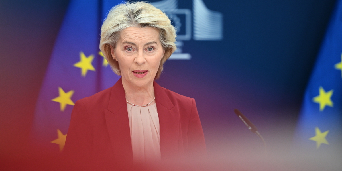 EU-kommissionens ordförande Ursula von der Leyen. Arkivbild.