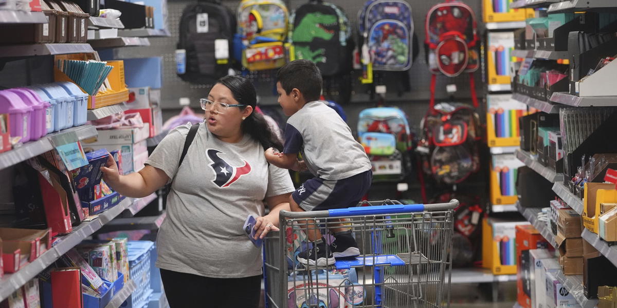 Färska inflationssiffror från USA. Arkivbild