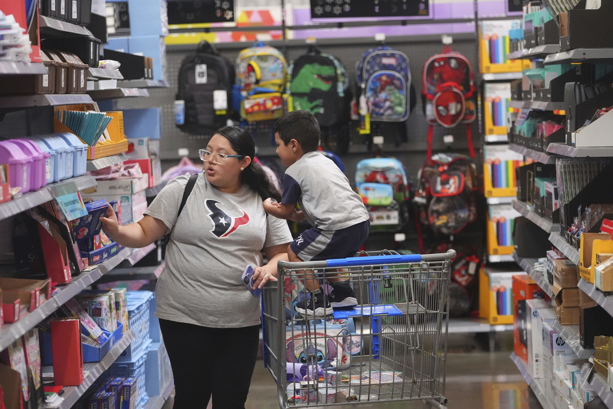 Färska inflationssiffror från USA. Arkivbild