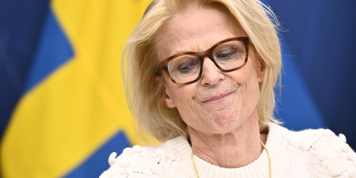 Finansminister Elisabeth Svantesson (M). Arkivbild.