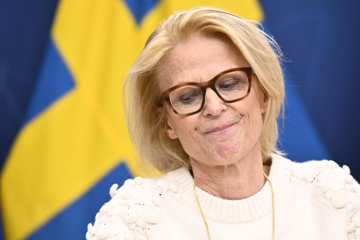 Finansminister Elisabeth Svantesson (M). Arkivbild.