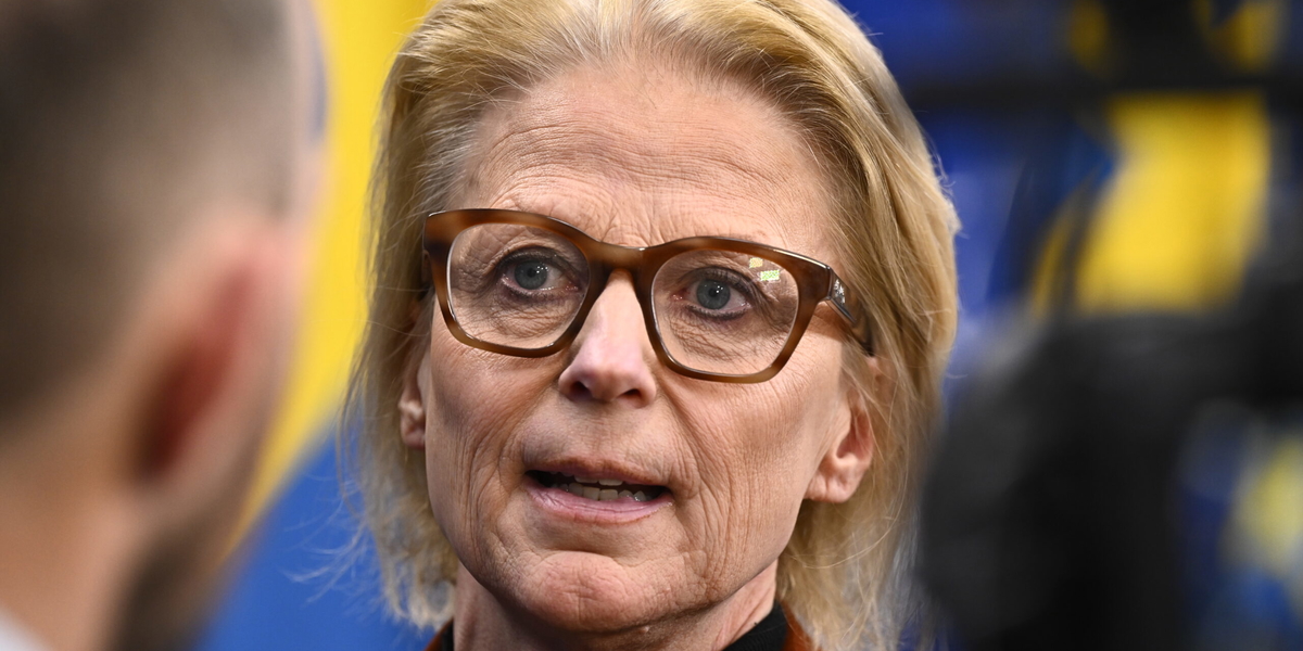 Finansminister Elisabeth Svantesson (M). Arkivbild. 