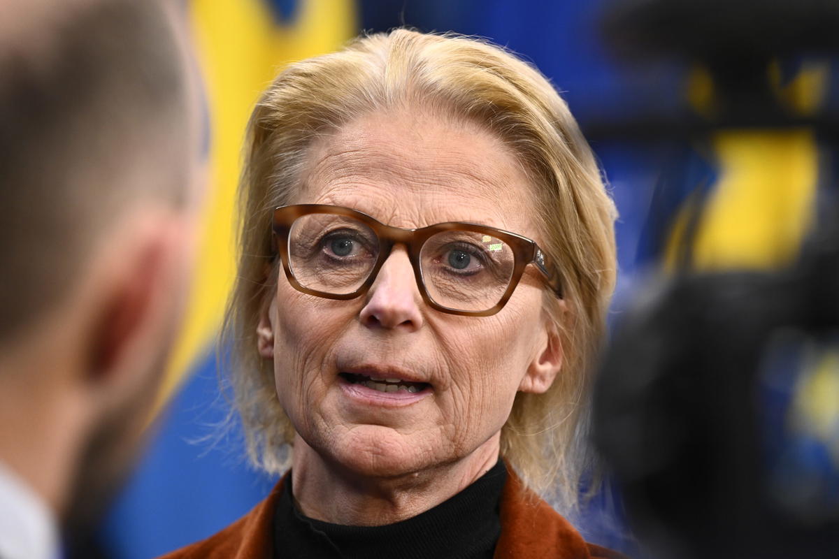 Finansminister Elisabeth Svantesson (M). Arkivbild. 