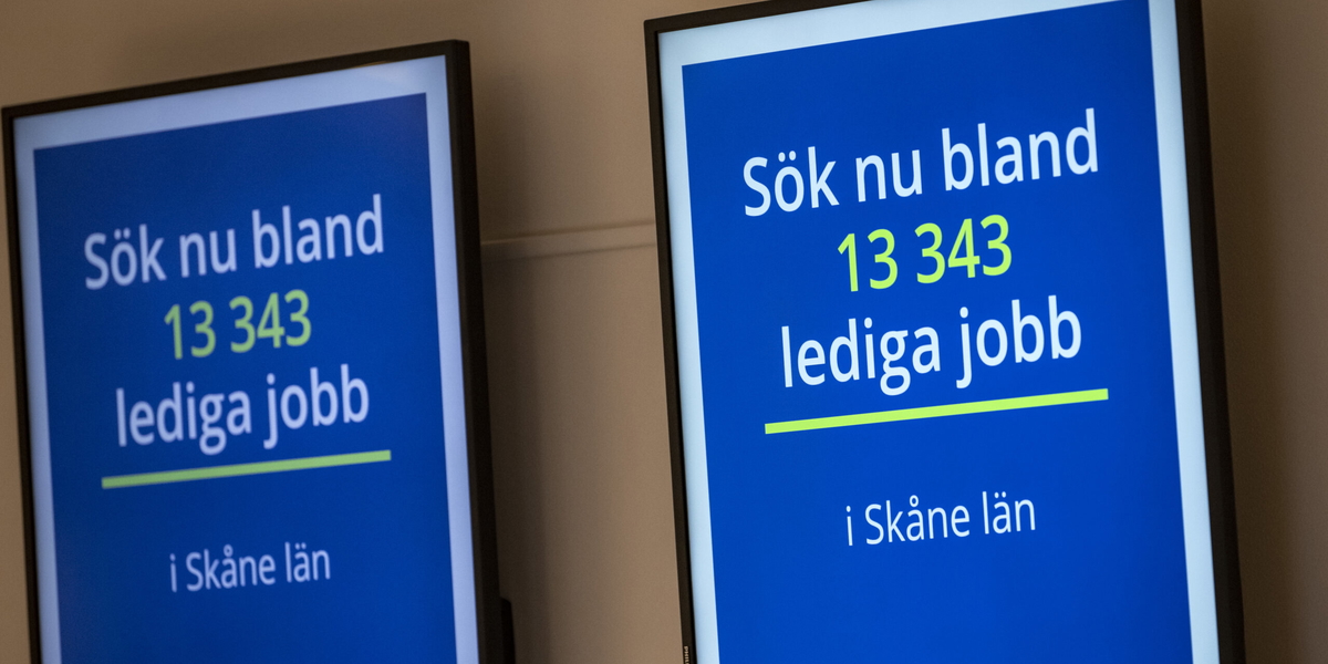 Fler jobb, färre arbetslösa. Arkivbild.