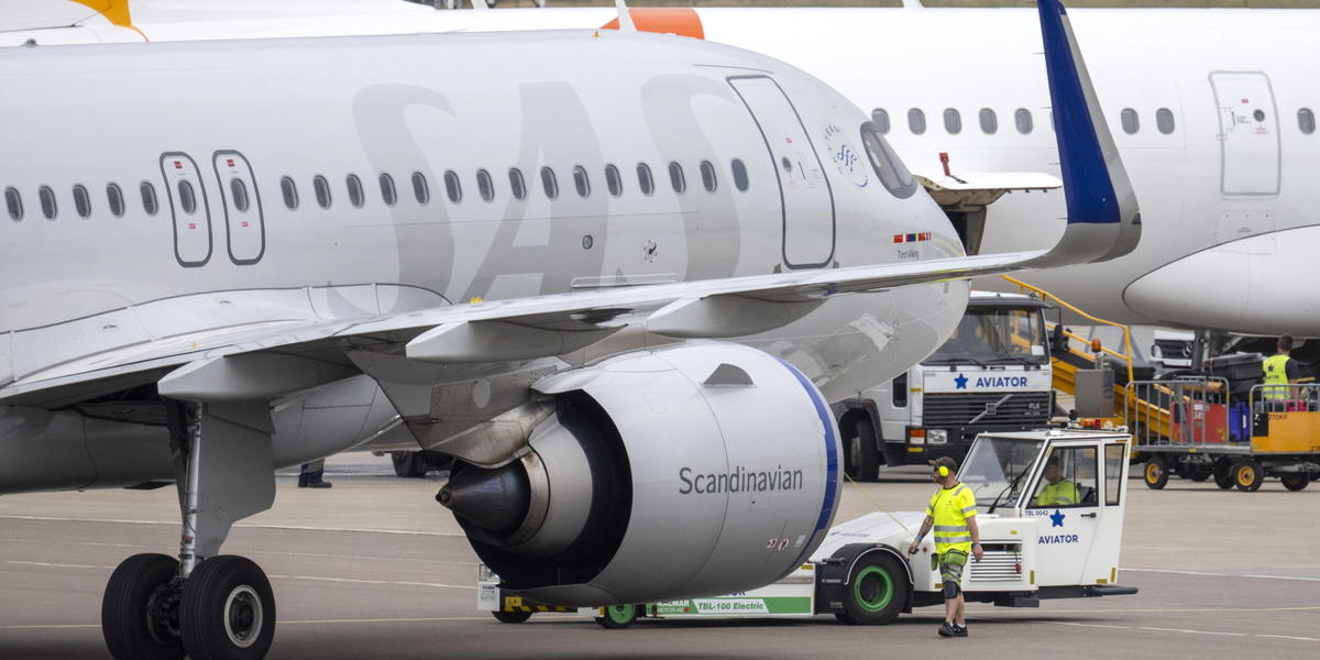 Fler svenskar flyger, framför allt inrikes. Arkivbild.