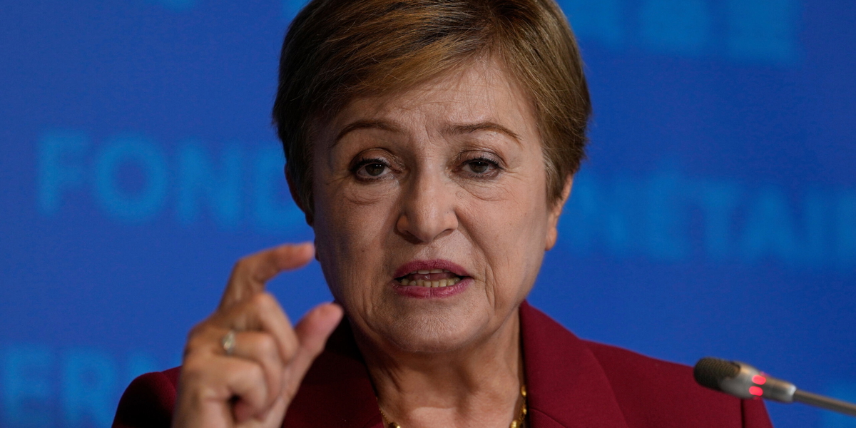 IMF-chefen Kristalina Georgieva. Arkivbild.