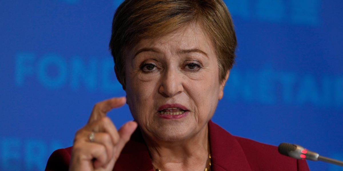 IMF-chefen Kristalina Georgieva. Arkivbild.