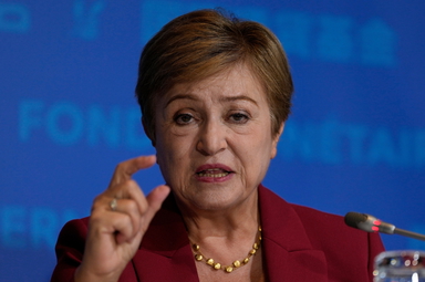 IMF-chefen Kristalina Georgieva. Arkivbild.