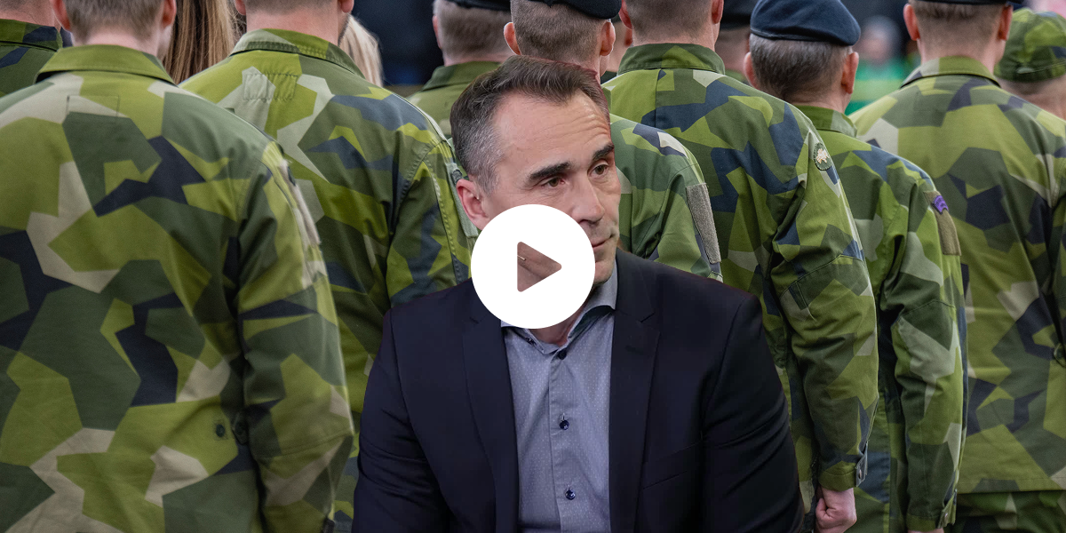 Joakim Agerback pratar om att investera i försvar