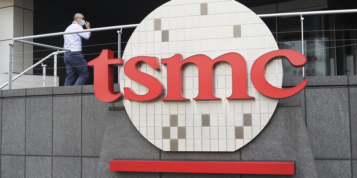 Kvartalssiffror från TSMC. Arkivbild