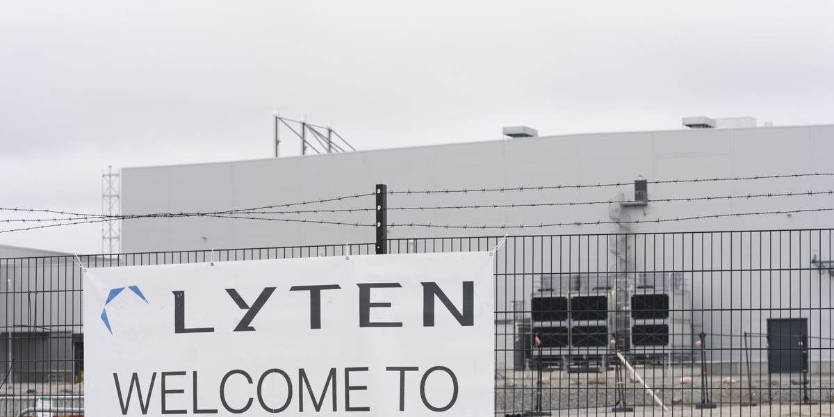 Northvolt hade 5 000 anställda, de flesta i Skellefteå, när batteritillverkaren ansökte om konkurs i mars 2025. Arkivbild