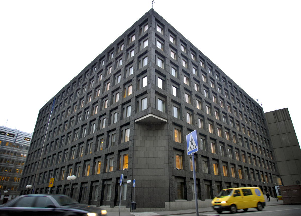 Riksbankens huvudkontor i centrala Stockholm. Arkivbild