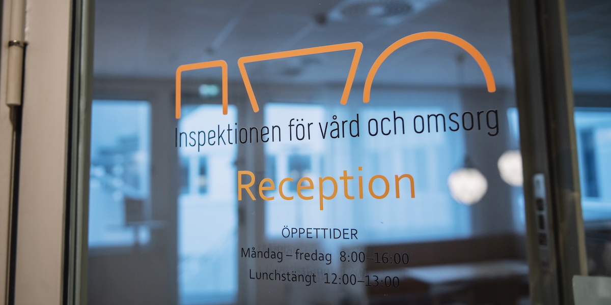 Logga på IVO, Inspektionen för vård och omsorg.