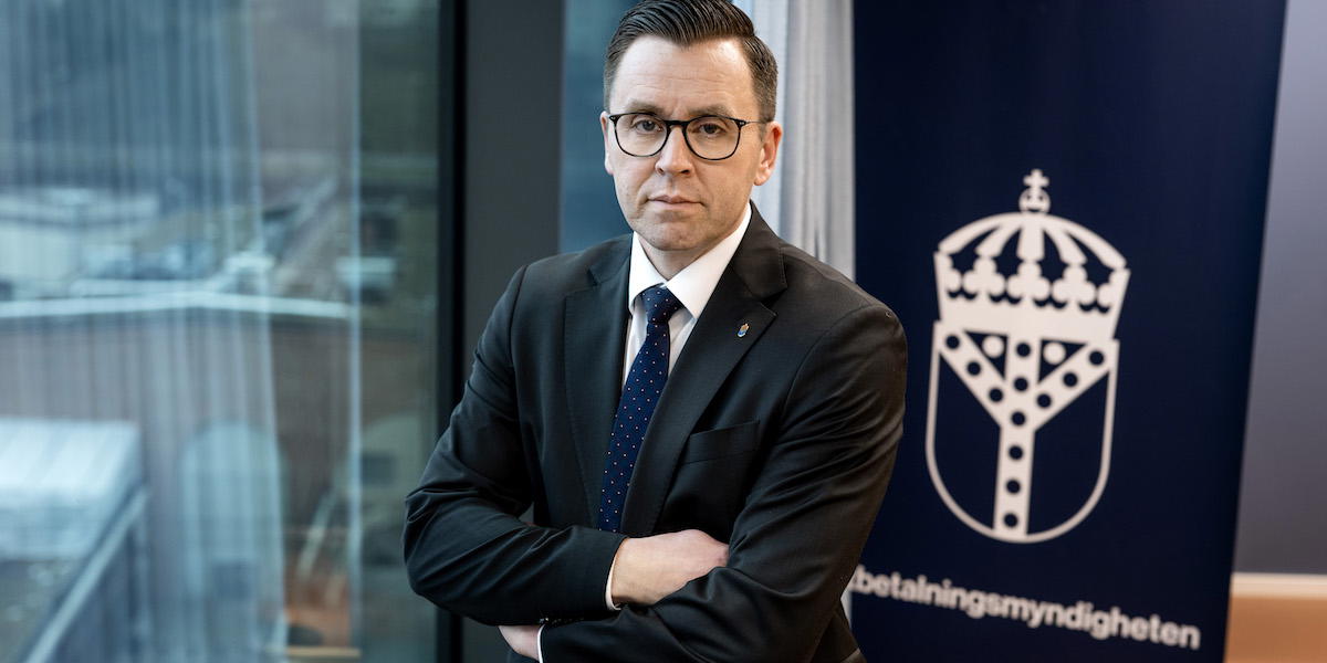 Per Eleblad, generaldirektör på Utbetalningsmyndigheten