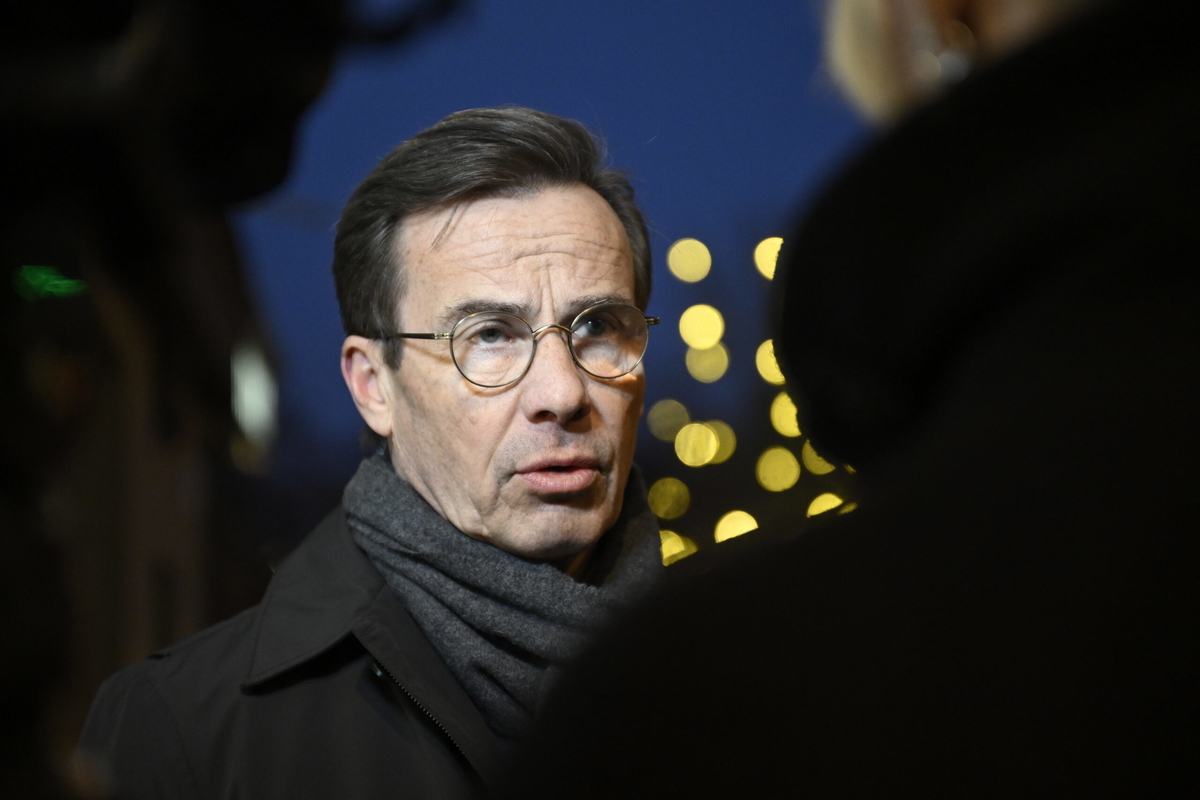 Statsminister Ulf Kristersson.