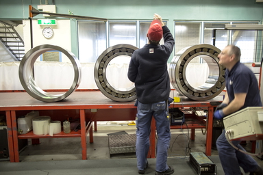 Svensk industri växlar upp. Arkivbild. 