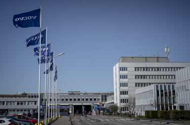 Volvo Cars fabrik i Göteborg. Arkivbild. 