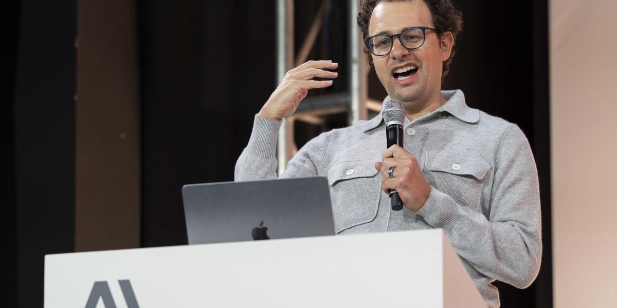 Dario Amodei, vd för AI-bolaget Anthropic. Arkivbild.