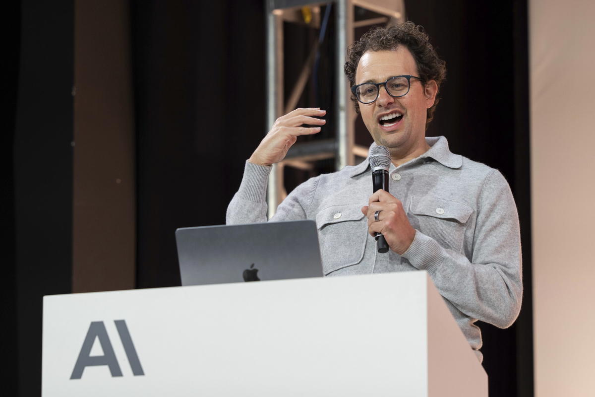 Dario Amodei, vd för AI-bolaget Anthropic. Arkivbild.