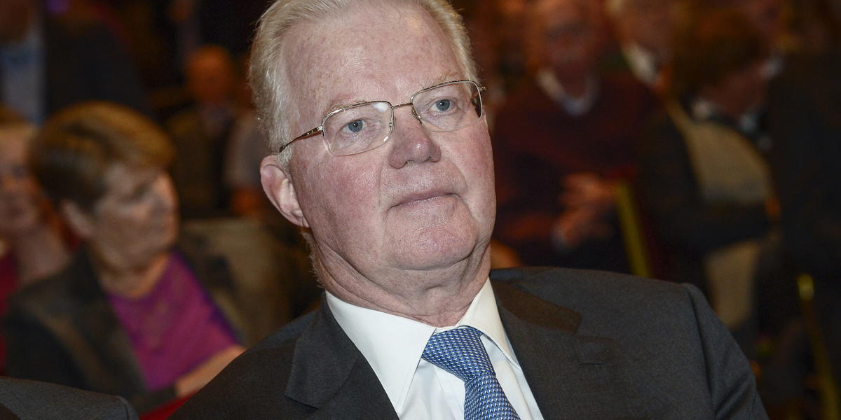 Finansmannen Fredrik Lundberg, storägare och styrelseordförande i Industrivärden. Arkivbild