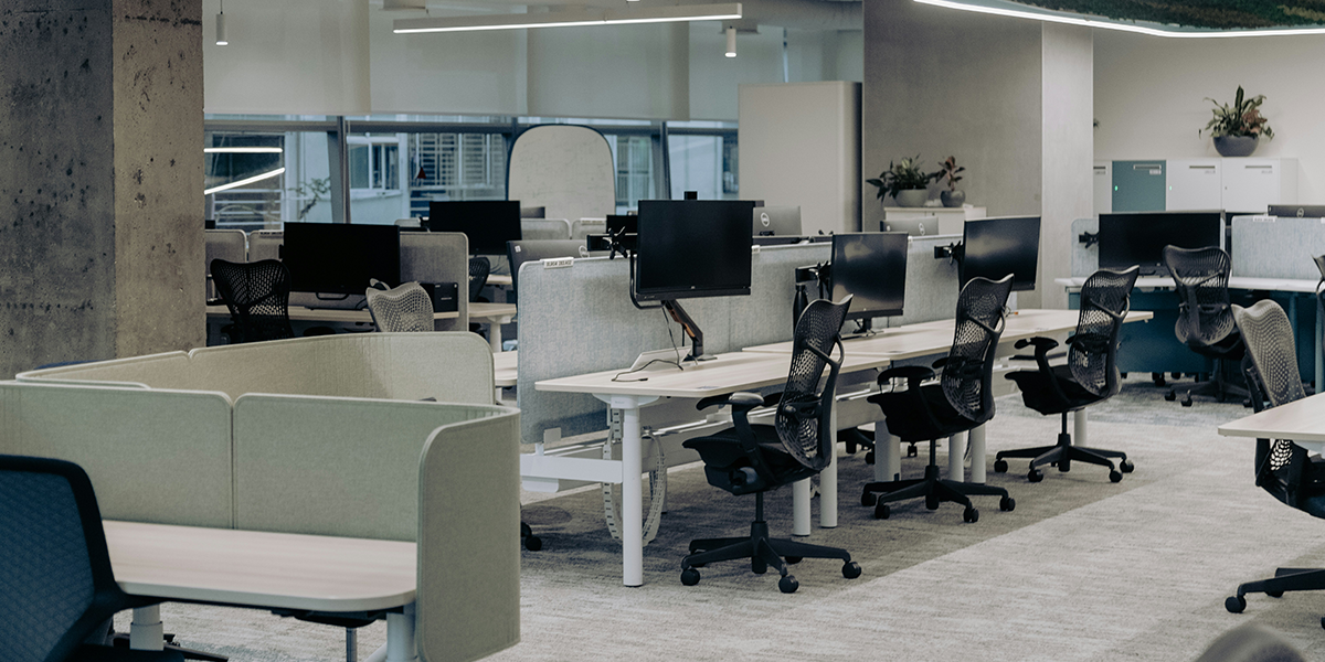 kort arbetsvecka tomt kontor