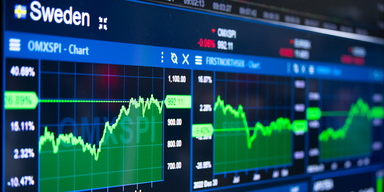 Bild tagen hos Nasdaq i Stockholm. 2025 blev ett rekordår för svenskt aktiesparande och fler än någonsin äger nu aktier.