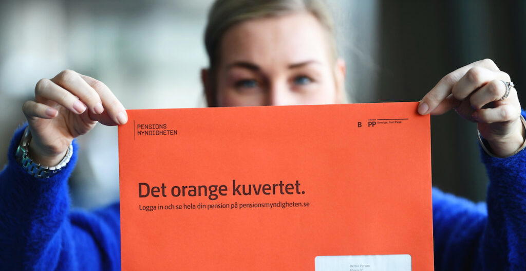 Orange kuvertet 