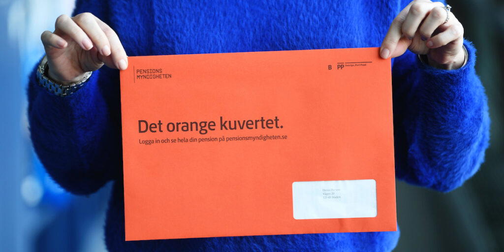 Orange kuvertet 