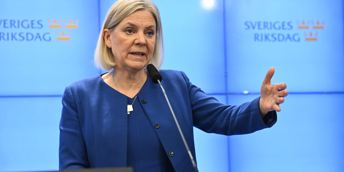 Socialdemokraternas partiledare Magdalena Andersson. Arkivbild. 