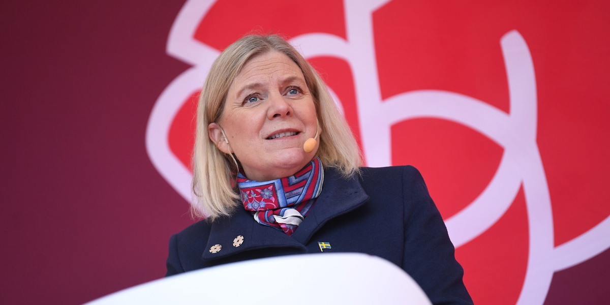 Socialdemokraternas partiledare Magdalena Andersson. Arkivbild.