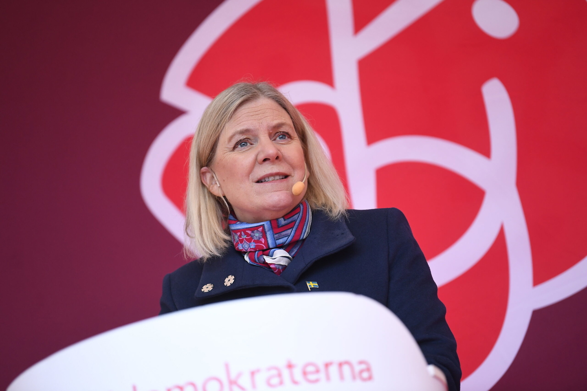 Socialdemokraternas partiledare Magdalena Andersson. Arkivbild.