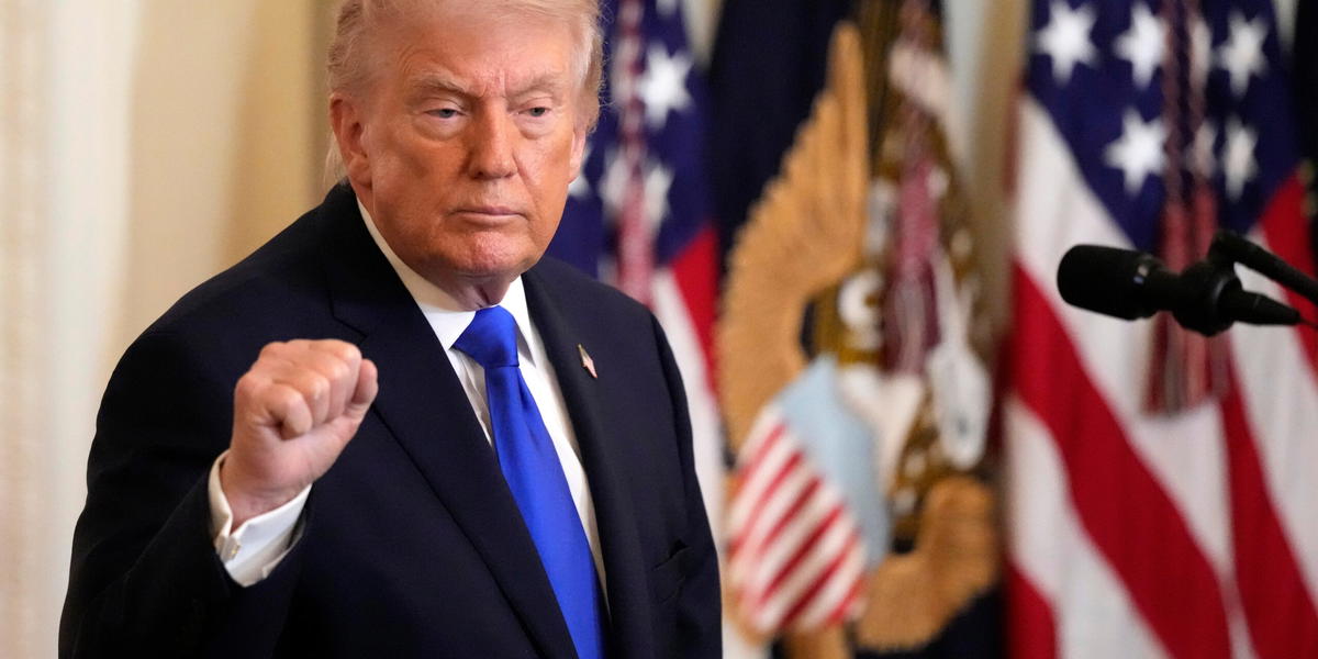 USA:s president Donald Trump. Arkivbild.