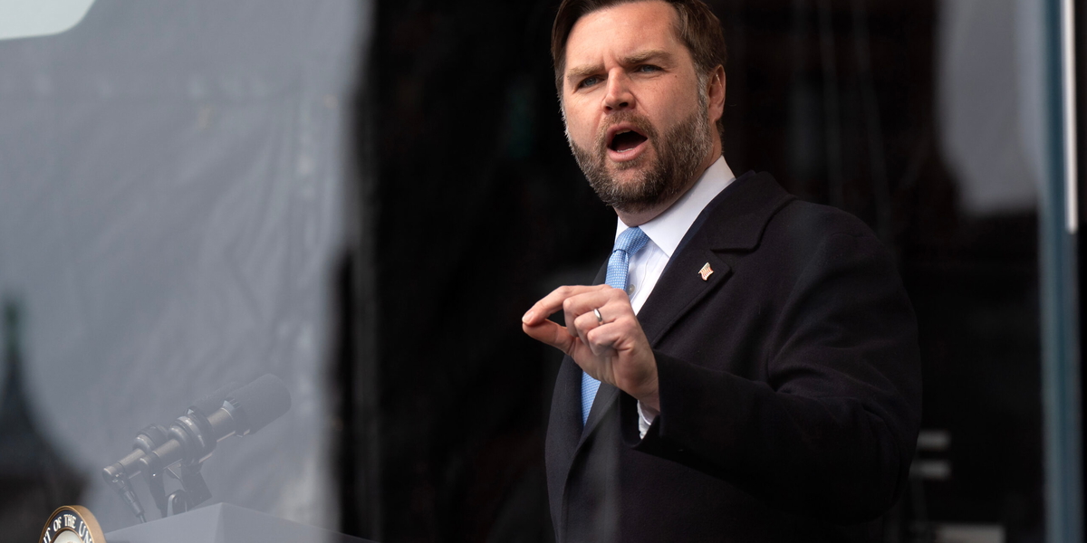 USA:s vice president JD Vance. Arkivbild.