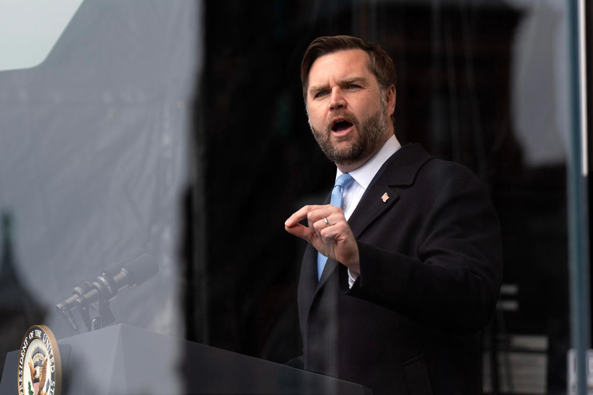 USA:s vice president JD Vance. Arkivbild.