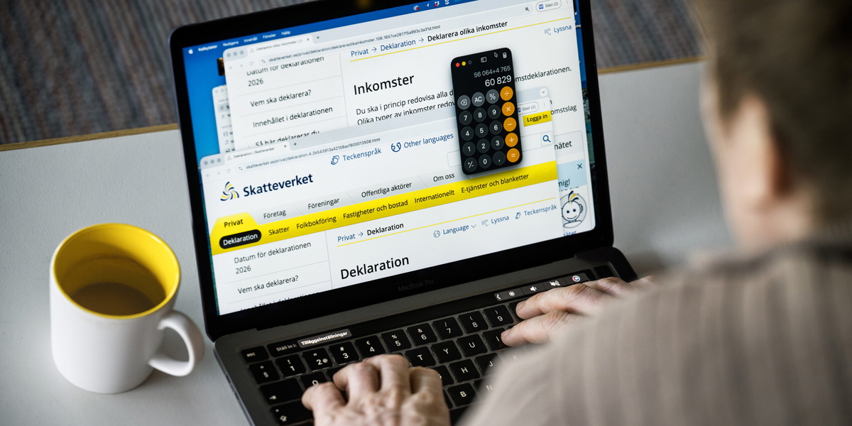 Deklaration Arkivbild