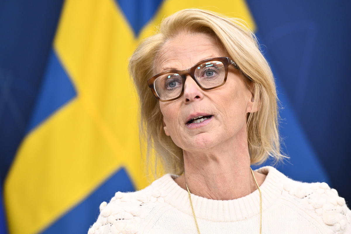 Finansminister Elisabeth Svantesson (M). Arkivbild. 