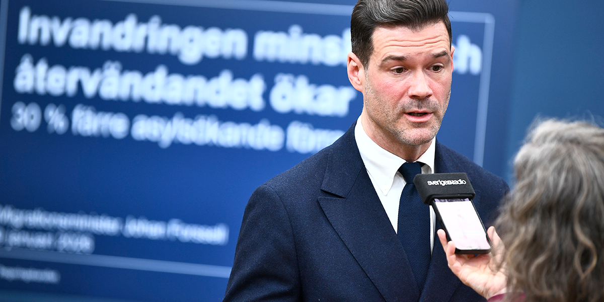 polis migration Johan Forssell