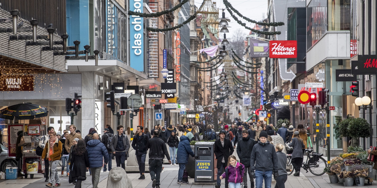 Framtidstron inom handeln sjunker, visar Svensk handels senaste handelsbarometer. Arkivbild. 