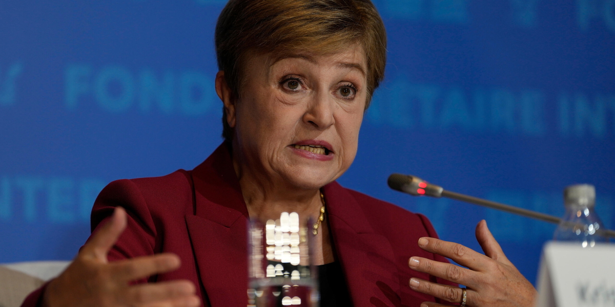 IMF-chefen Kristalina Georgieva. Arkivbild.