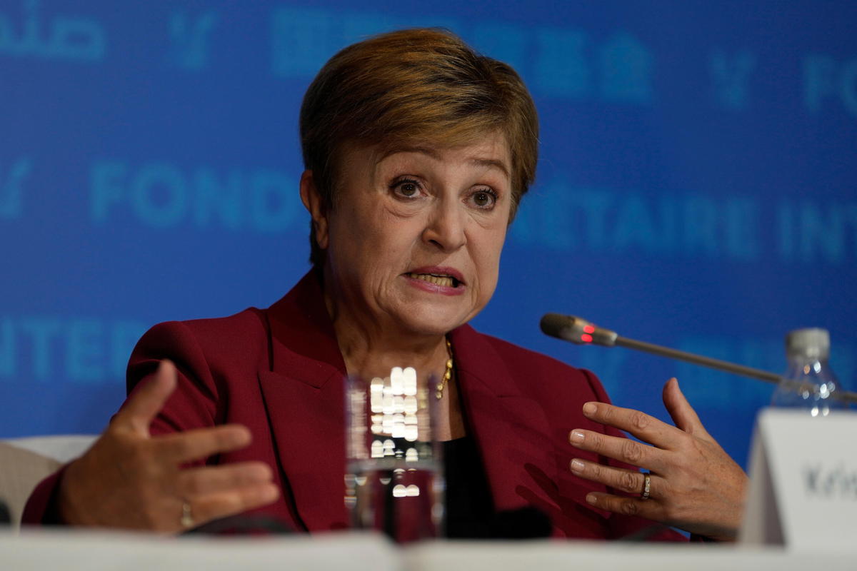 IMF-chefen Kristalina Georgieva. Arkivbild.