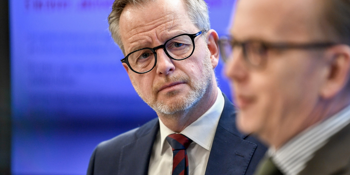 Mikael Damberg, Socialdemokraternas ekonomisk-politiske talesperson och Fredrik Olovsson, partiets energi- och näringspolitisk talesperson. Arkivbild.