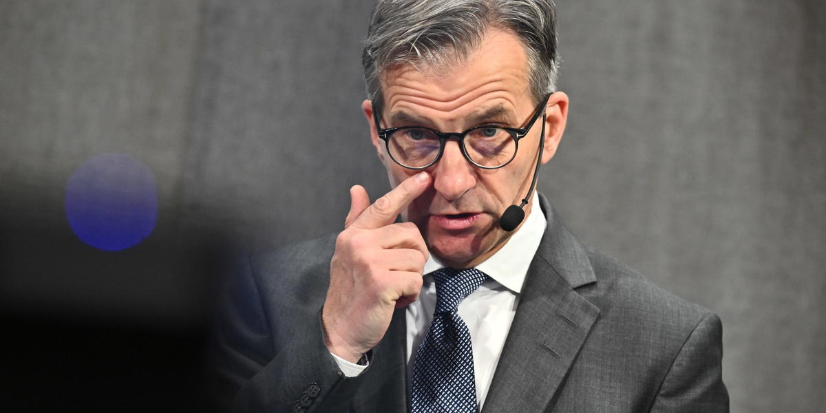 Riksbankschef Erik Thedéen. Arkivbild. 