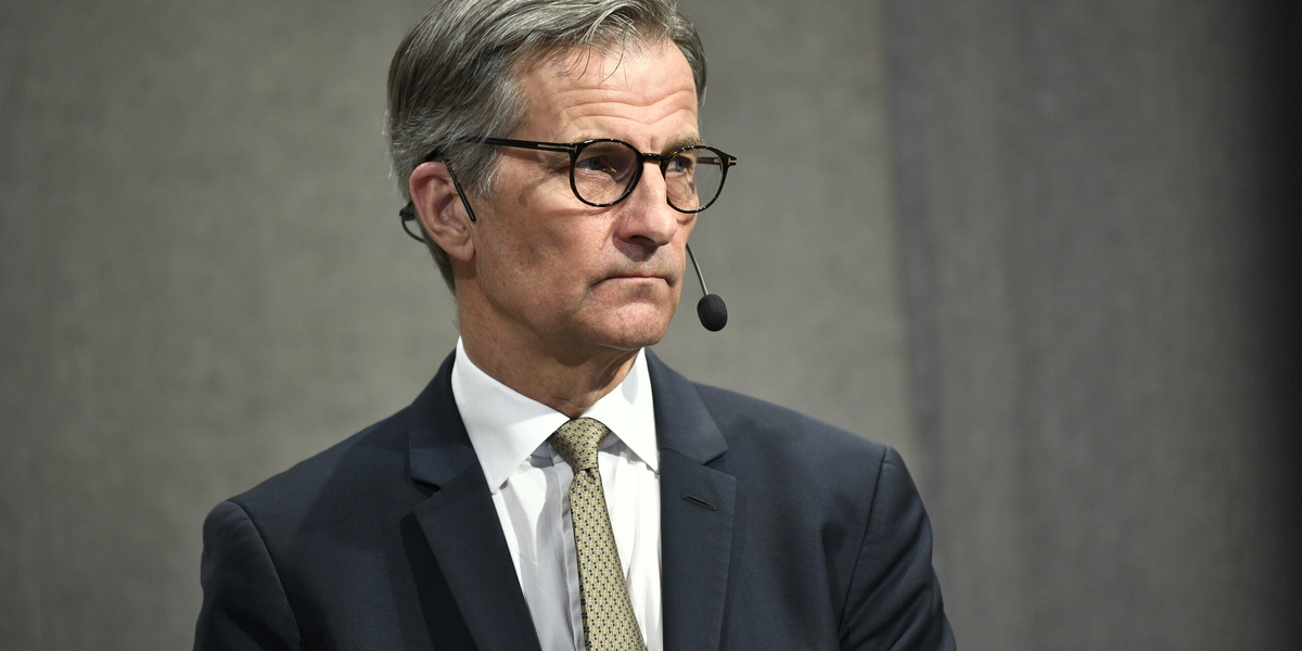 Riksbankschefen Erik Thedéen. Arkivbild. 