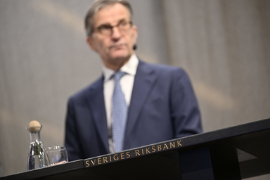 Riksbankschefen Erik Thedéen. Arkivbild.