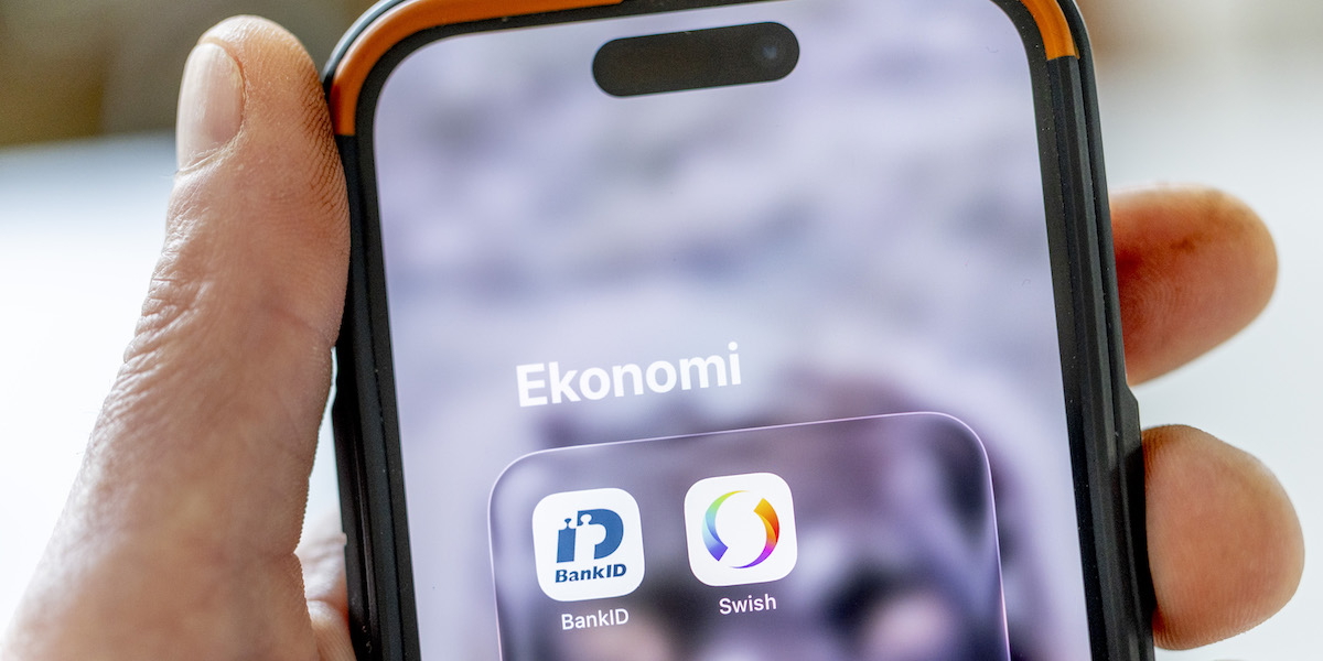 Bank-id på en mobil