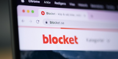 Webbsidan Blocket.