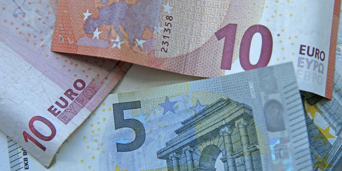 Stödet för euron som svensk valuta sjunker. Arkivbild.